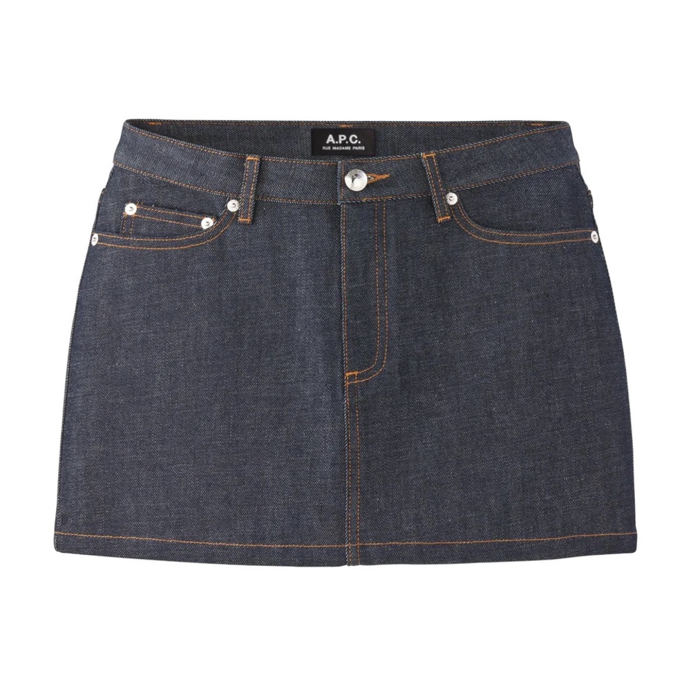 A.P.C. Rue Madame Paris Denim Mini Skirt